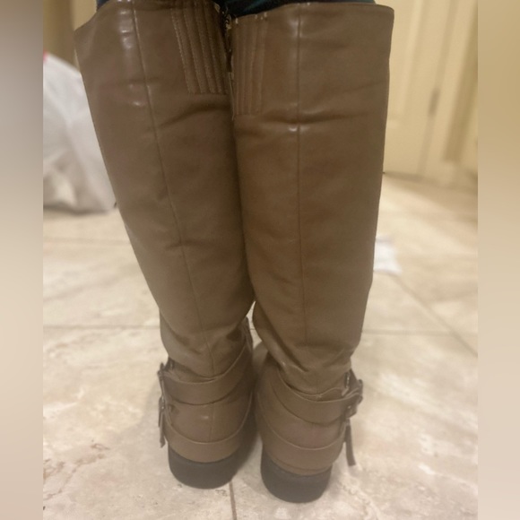 Italina Boutique Purchased Chestnut buckle riding boots Size 8.5 - Picture 4 of 8